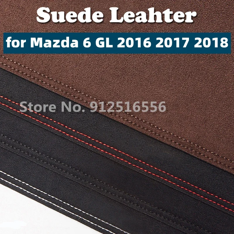 Car Accessories Suede Leather Dashmat Dash Mats Pad Dashboard Cover Sun Shade Carpet for Mazda 6 GL MAZDA6 ATENZA 2016 2017 2018 
Car Accessories Suede Leather Dashmat Dash Mats Pad Dashboard Cover Sun Shade Carpet for Mazda 6 GL MAZDA6 ATENZA 2016 2017 2018