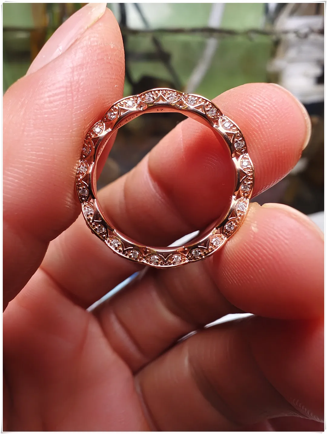 Lady Luck Diamond Ring Lab Grow Diamond beaded full circle diamond row ring with ring horse eye 18K rose gold diamond ring custo
Lady Luck Diamond Ring Lab Grow Diamond beaded full circle diamond row ring with ring horse eye 18K rose gold diamond ring custo