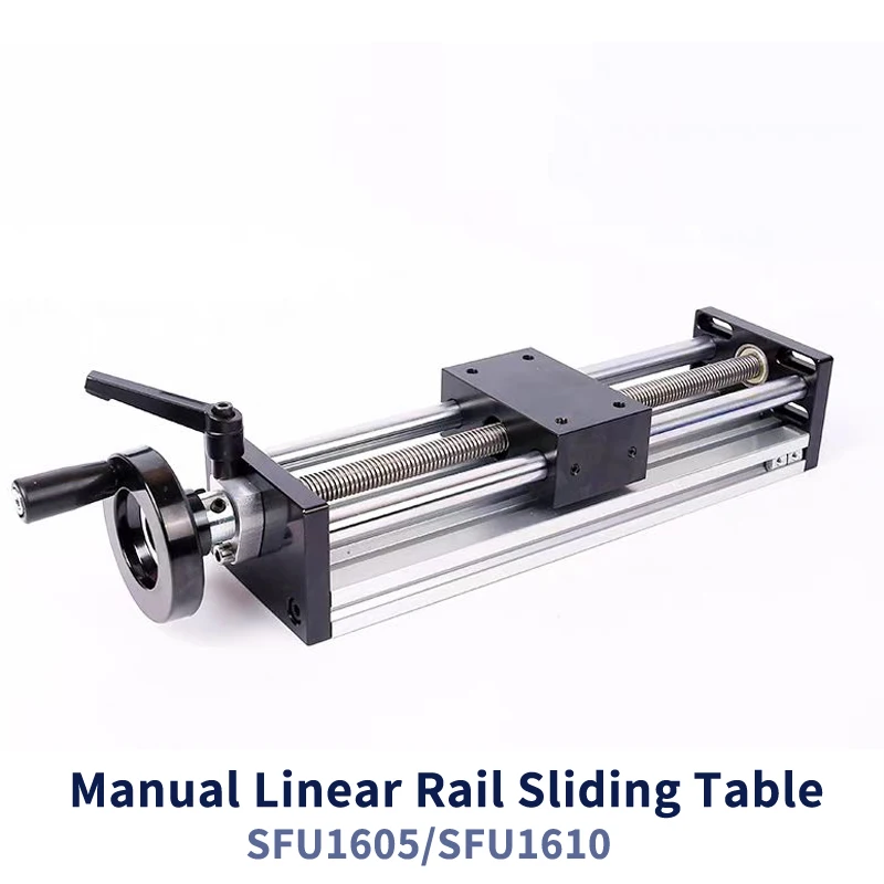 XYZ Axis Linear Rail Guide Slide Stage BallScrew SFU1605 SFU1610 With Handwheel Double Optical Axis 100mm-500mm Stroke cnc parts
XYZ Axis Linear Rail Guide Slide Stage BallScrew SFU1605 SFU1610 With Handwheel Double Optical Axis 100mm-500mm Stroke cnc parts