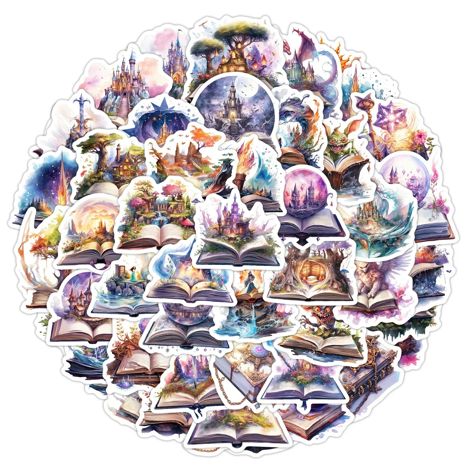 10/50pcs Cute Fantasy Wolrd in Book Graffiti Stickers Magic Scenery Decals DIY Phone Guitar Laptop Notebook Waterproof Sticker
10/50pcs Cute Fantasy Wolrd in Book Graffiti Stickers Magic Scenery Decals DIY Phone Guitar Laptop Notebook Waterproof Sticker