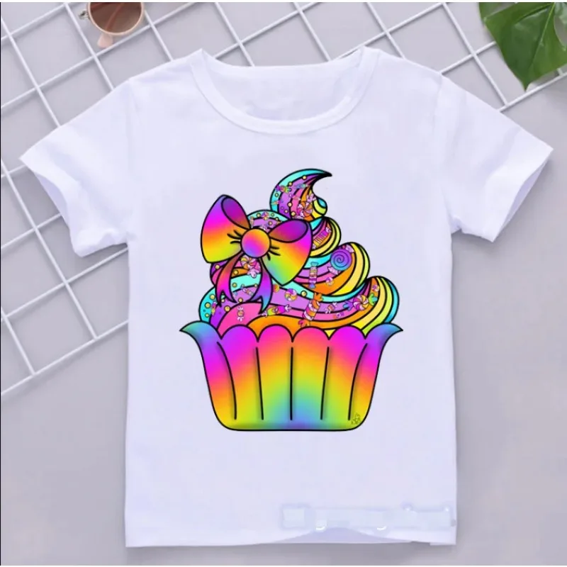 Funny Cute Ice Cream Cartoon Print Kids Clothes Fashion Casual Boys T-Shirts Short Sleeve Tops Girls Clothes
Funny Cute Ice Cream Cartoon Print Kids Clothes Fashion Casual Boys T-Shirts Short Sleeve Tops Girls Clothes