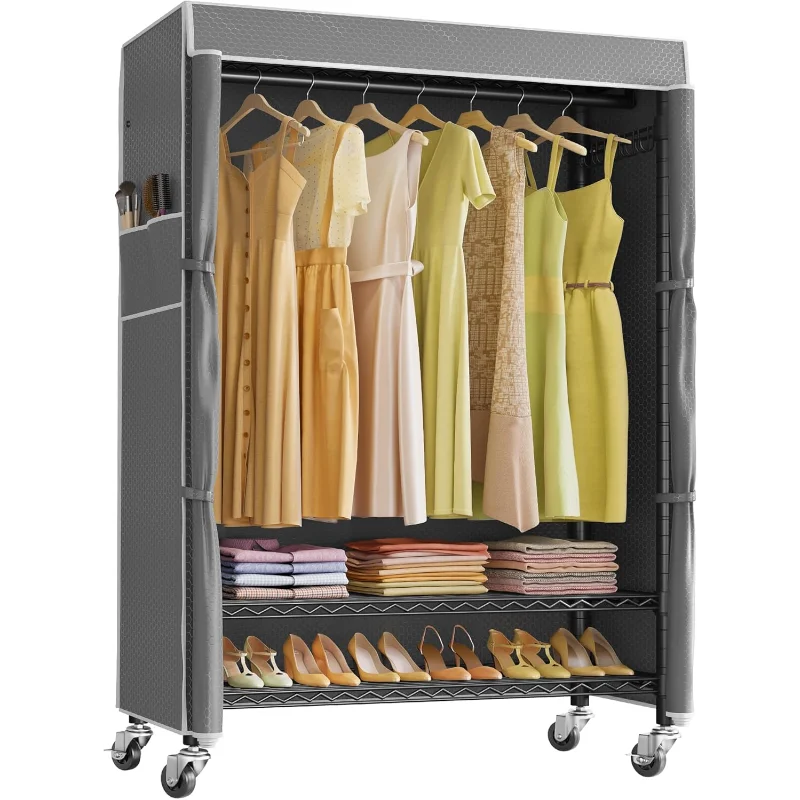 VIPEK R1C Plus Garment Rack Rolling Clothes Racks with Locking Wheels, Heavy Duty Clothing Rack Portable Closet with Adjustable
VIPEK R1C Plus Garment Rack Rolling Clothes Racks with Locking Wheels, Heavy Duty Clothing Rack Portable Closet with Adjustable