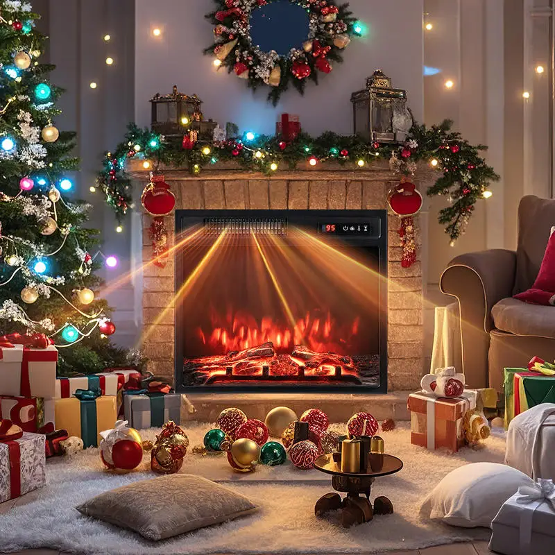 18 Inch 750W/1500W Electric Fireplace Insert with Remote Control and Adjustable Flame Colors
18 Inch 750W/1500W Electric Fireplace Insert with Remote Control and Adjustable Flame Colors