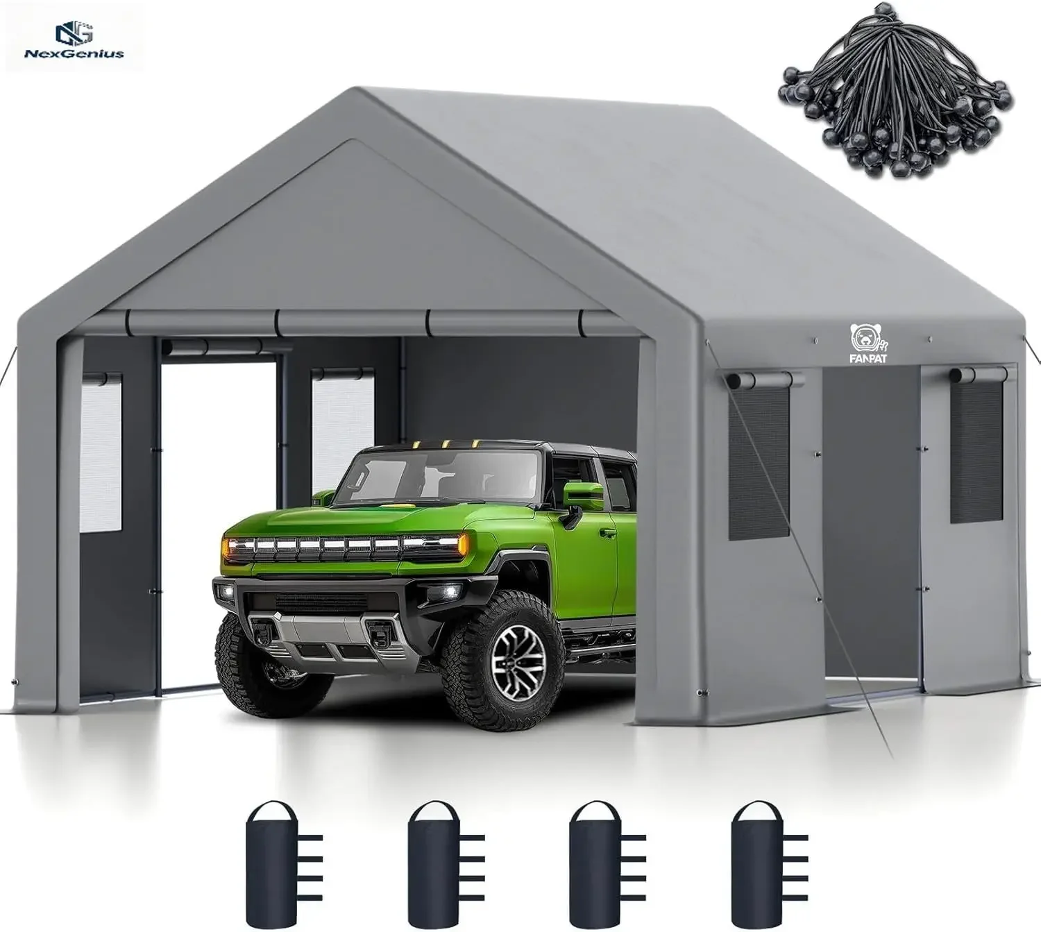 Heavy Duty Carport Shelter Waterproof Uv Protected Reinforced Steel Frame All Weather Outdoor For Cars Trucks Vans Rvs Workshops
Heavy Duty Carport Shelter Waterproof Uv Protected Reinforced Steel Frame All Weather Outdoor For Cars Trucks Vans Rvs Workshops