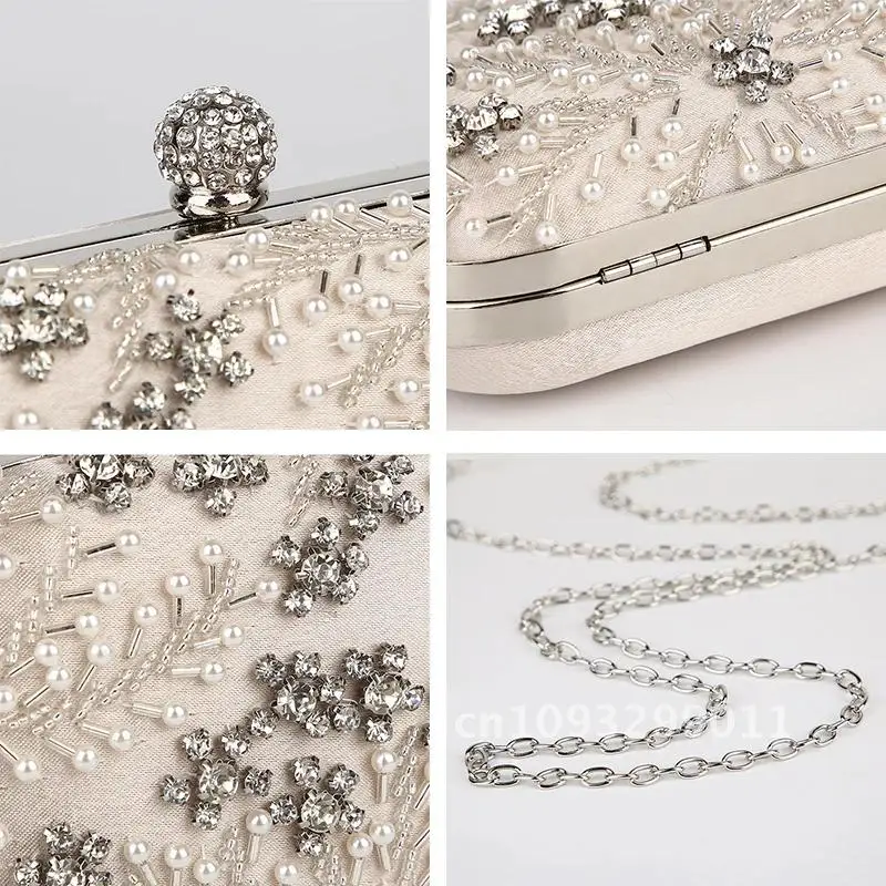 Women's Clutch Bag Bag Pearl Clutch Purse Luxury Handbag Bag Bridal Evening ZD1529 Embroidery Bag Wedding for Crystal Shoulder
Women's Clutch Bag Bag Pearl Clutch Purse Luxury Handbag Bag Bridal Evening ZD1529 Embroidery Bag Wedding for Crystal Shoulder