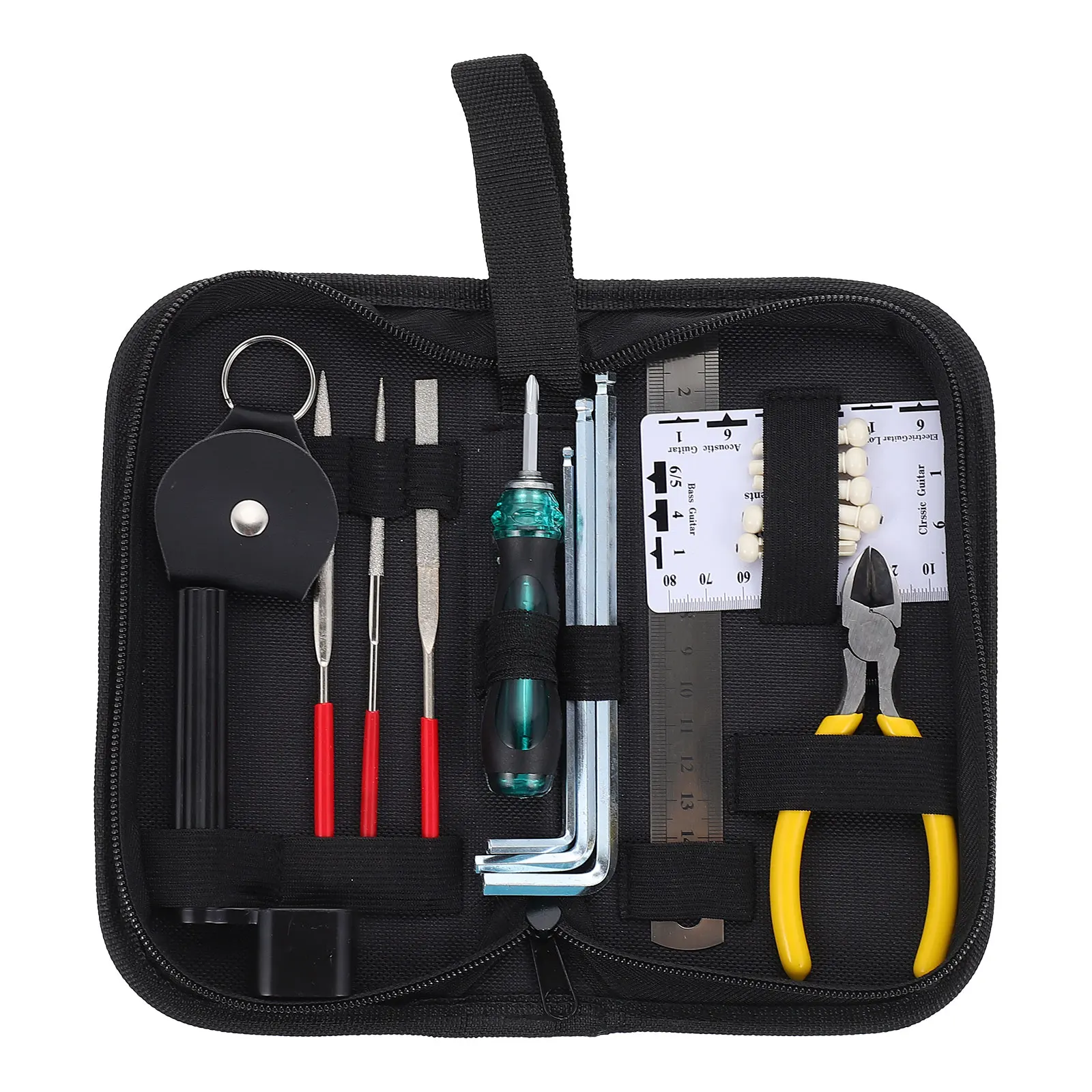 Guitar Repairing Tool Kit Maintenance String Instrument Cleaning Supplies Durable Plastic Storage Bag Outdoor Guitar Accessories
Guitar Repairing Tool Kit Maintenance String Instrument Cleaning Supplies Durable Plastic Storage Bag Outdoor Guitar Accessories