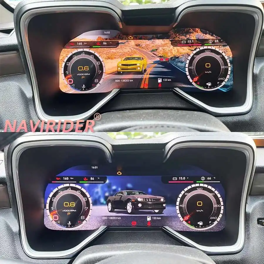 12.3 Inch For Chevrolet Camaro 2010 2011 2012 2013 -2015 Car LCD instrument Speedometer Instrument Cluster Upgrade Smart Cluster
12.3 Inch For Chevrolet Camaro 2010 2011 2012 2013 -2015 Car LCD instrument Speedometer Instrument Cluster Upgrade Smart Cluster