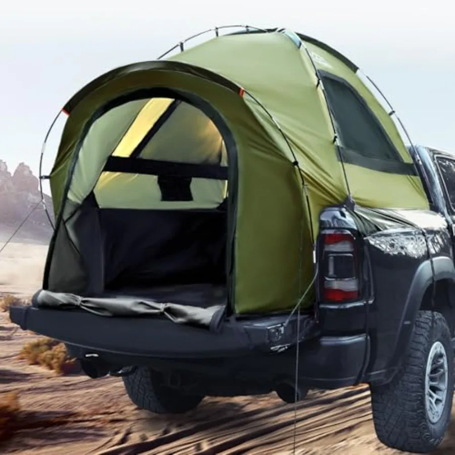 Truck Bed Tent for Camping, Waterproof PU3000mm Polyester, Gray, Portable 2-3 Person Sleeping Tent for Pickup Truck Bed
Truck Bed Tent for Camping, Waterproof PU3000mm Polyester, Gray, Portable 2-3 Person Sleeping Tent for Pickup Truck Bed
