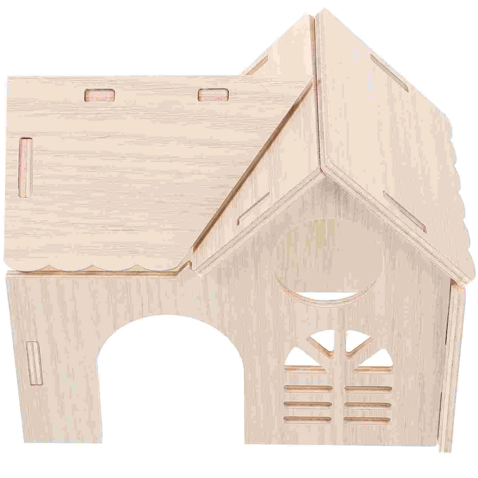 Hamster Hideout House Guinea Pig Houses and Hideouts Delicate Cage Toy Wooden Adorable Rat
Hamster Hideout House Guinea Pig Houses and Hideouts Delicate Cage Toy Wooden Adorable Rat