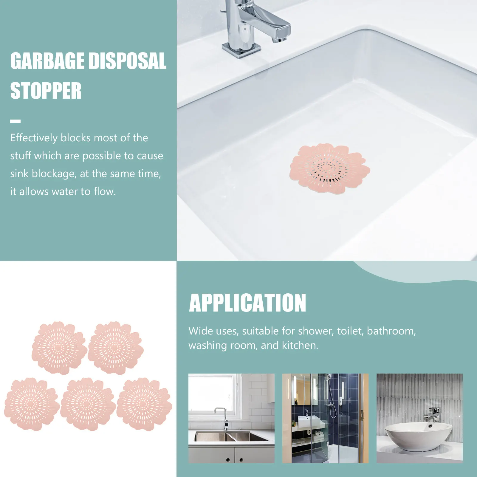 5Pcs Drain Hair Catcher Water Sink Filter Cover Floor Bathtub Shower Drain Stopper Garbage Disposal Strainer Mesh Prevent Sink
5Pcs Drain Hair Catcher Water Sink Filter Cover Floor Bathtub Shower Drain Stopper Garbage Disposal Strainer Mesh Prevent Sink