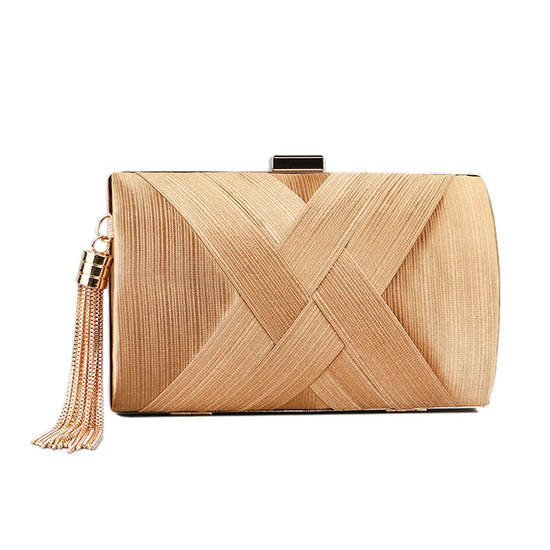Tassel-Adorned Wedding Clutch - Versatile Women's Evening Handbag Perfect for Banquets, Receptions & Special Occasions Gold Bag
Tassel-Adorned Wedding Clutch - Versatile Women's Evening Handbag Perfect for Banquets, Receptions & Special Occasions Gold Bag