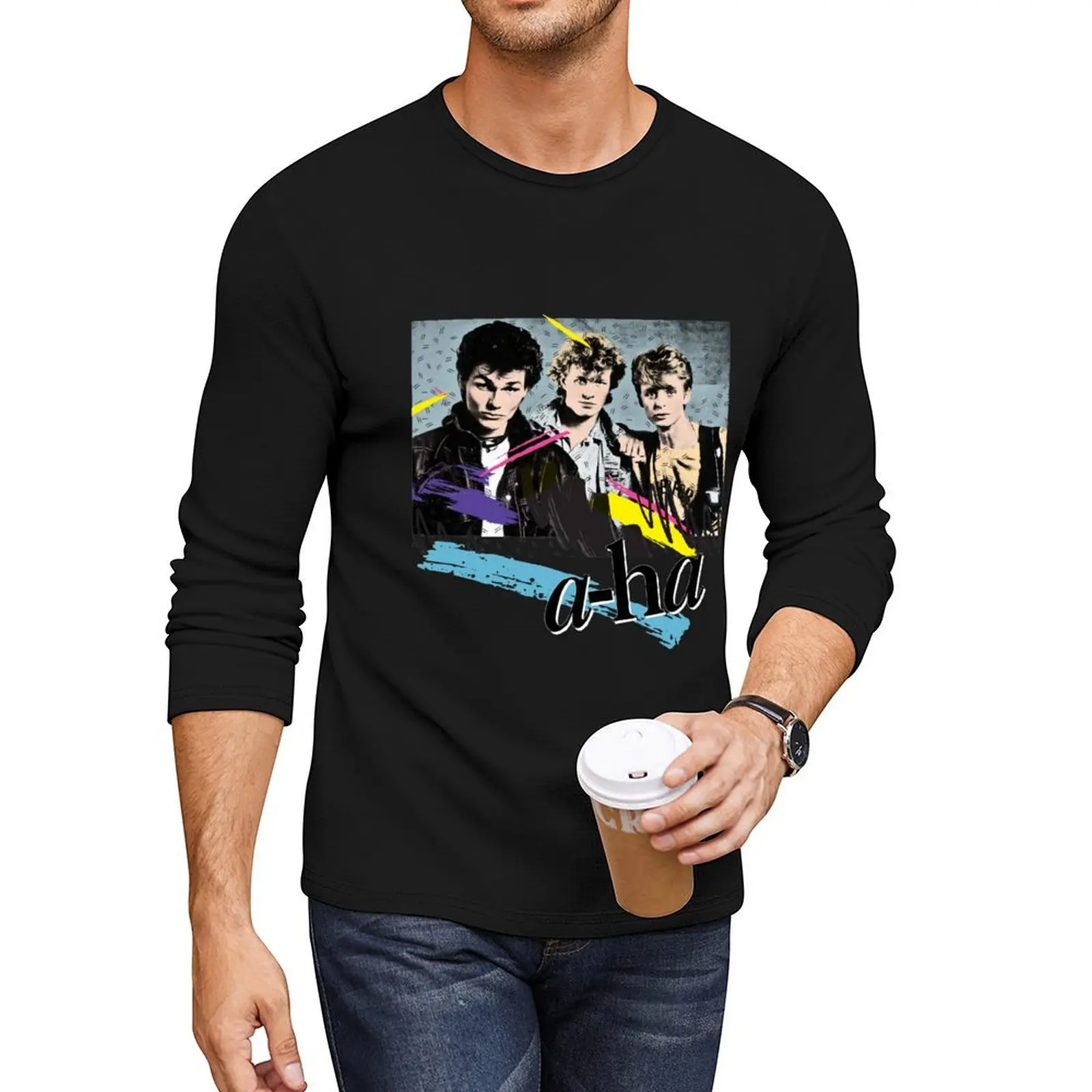 Original Vintage Styled 80s A-Ha Design Long T-Shirt quick-drying t-shirt black t shirt t-shirts man cute tops tshirts for men
Original Vintage Styled 80s A-Ha Design Long T-Shirt quick-drying t-shirt black t shirt t-shirts man cute tops tshirts for men