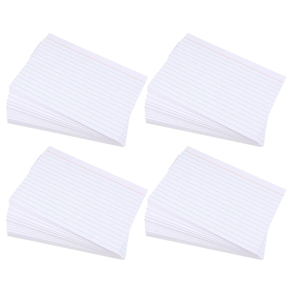 200Pcs White Paper Card Notepad Blank Flashcards Ruled Study Cards For Students Teachers Office Workers School Supplies
200Pcs White Paper Card Notepad Blank Flashcards Ruled Study Cards For Students Teachers Office Workers School Supplies