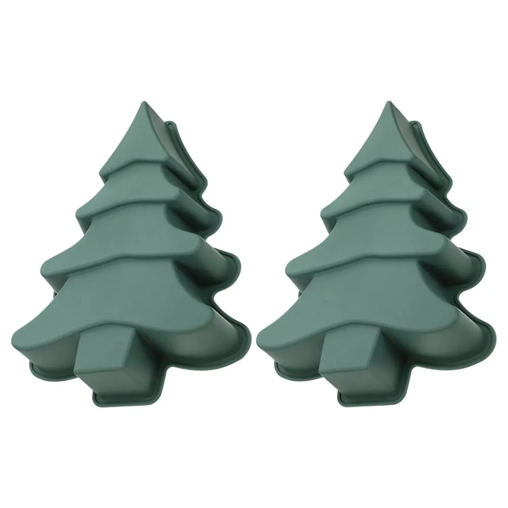 2Pcs Christmas Tree Shaped Silicone Cake Molds Baking Tin DIY Pan Large Cavity NonStick Kitchen Tool Home Use
2Pcs Christmas Tree Shaped Silicone Cake Molds Baking Tin DIY Pan Large Cavity NonStick Kitchen Tool Home Use