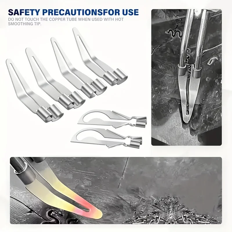 5pcs Plastic Welder Smooth Tip Head Plastic Smoothing Tip For Car Bumper Dashboard Durable Car Welding Gun Welding Machine
5pcs Plastic Welder Smooth Tip Head Plastic Smoothing Tip For Car Bumper Dashboard Durable Car Welding Gun Welding Machine