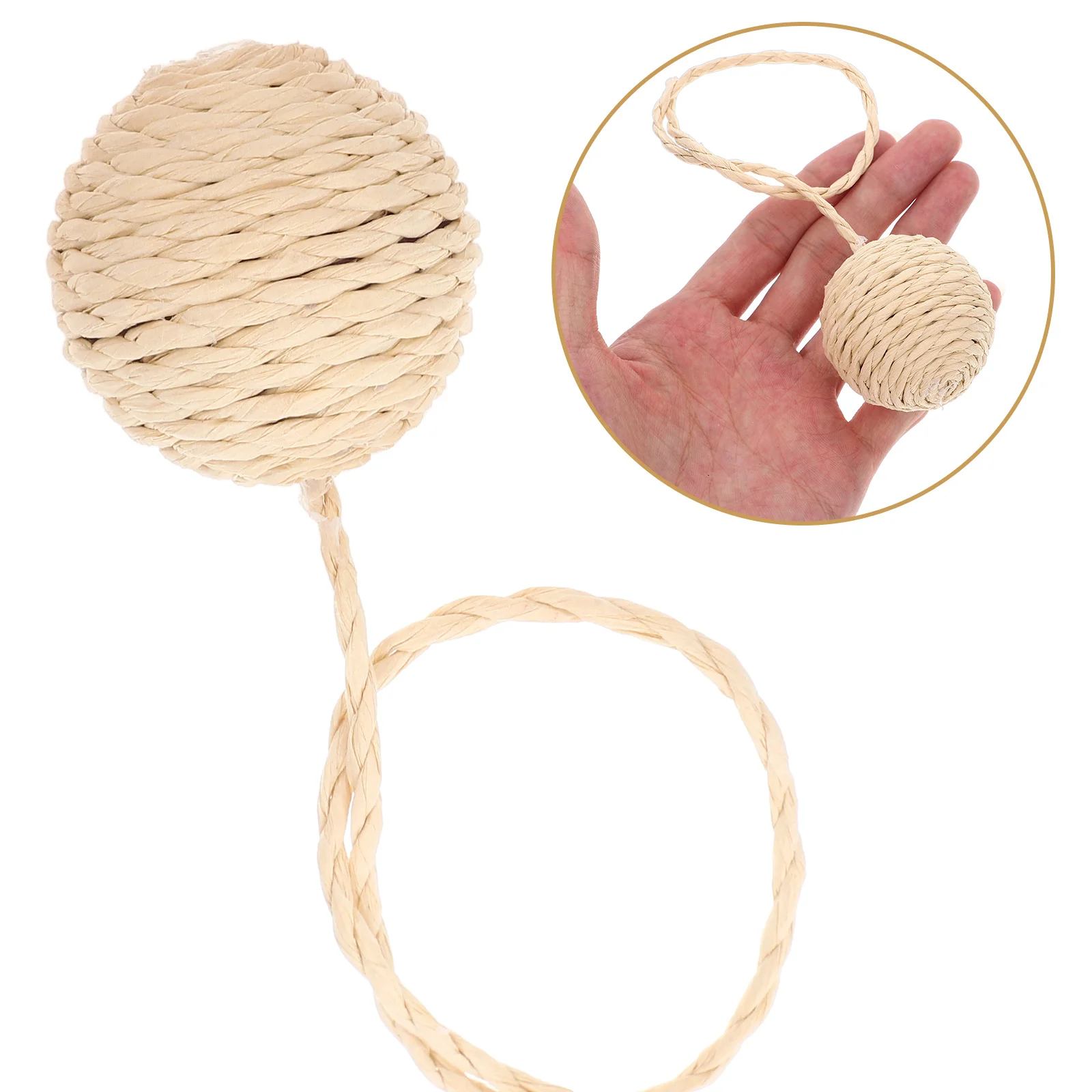 Cat Scratching Post Paper Tether Ball Toy Pet Bitten Rattan Sisal Toys Balls Teaser
Cat Scratching Post Paper Tether Ball Toy Pet Bitten Rattan Sisal Toys Balls Teaser