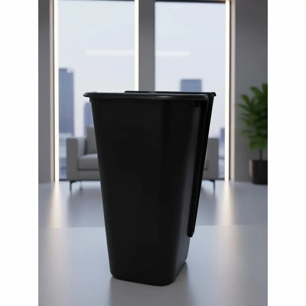 13 Gallon Kitchen/Office Trash Can with Ergonomic Design, Easy to Use, Made in USA - Black
13 Gallon Kitchen/Office Trash Can with Ergonomic Design, Easy to Use, Made in USA - Black