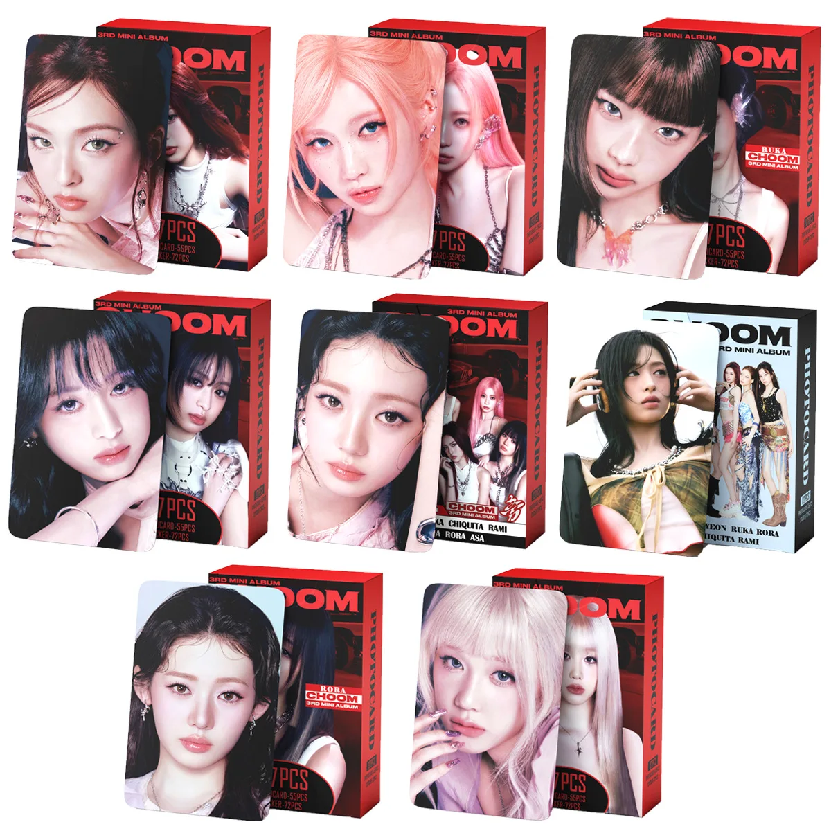 127pcs BM 3RD MINI ALBUM CHOOM Photocards Stickers Kpop Merch Lomo Cards Set
127pcs BM 3RD MINI ALBUM CHOOM Photocards Stickers Kpop Merch Lomo Cards Set