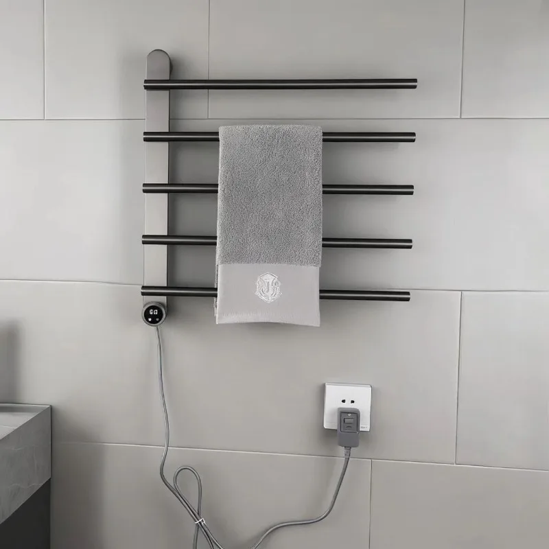 Household Electric Towel Rack Bathroom Digital Display Wall-mounted Heated Towel Warmer Storage Drying Bathroom Accessories
Household Electric Towel Rack Bathroom Digital Display Wall-mounted Heated Towel Warmer Storage Drying Bathroom Accessories