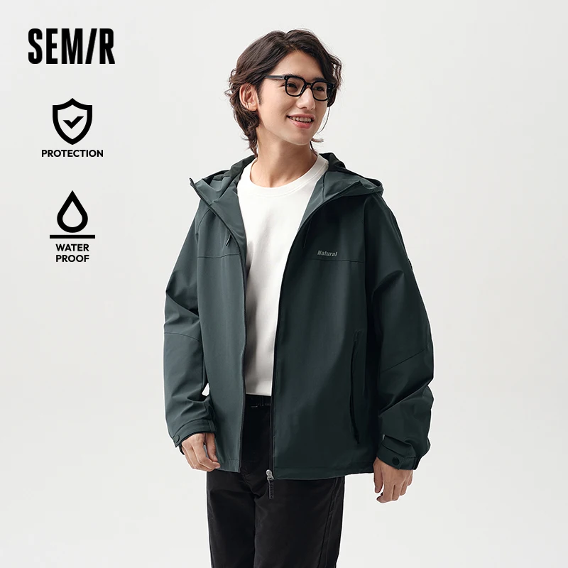Semir Outerwear Men Three-Proof Hooded Top Trendy Outdoor Sports Style Spring Outfit Raglan-sleeved Printed Simple and Versatile
Semir Outerwear Men Three-Proof Hooded Top Trendy Outdoor Sports Style Spring Outfit Raglan-sleeved Printed Simple and Versatile