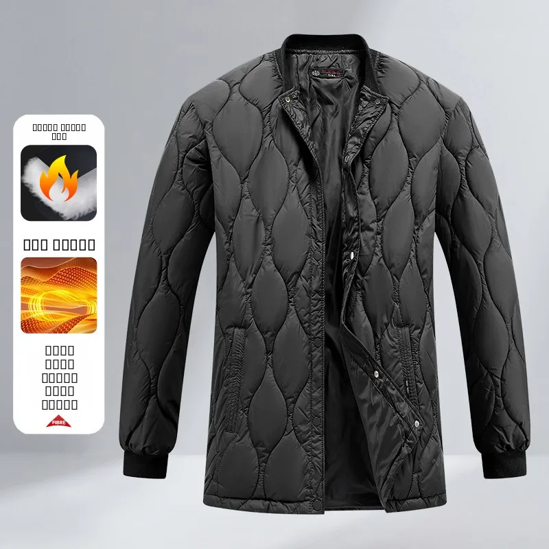 Thiened повседневное мужское хлопковое пальто с воротником-стойкой, теплое зимнее пальто Busin Gentleman Sle, стандартная длина, нейлоновое волокно
Thiened повседневное мужское хлопковое пальто с воротником-стойкой, теплое зимнее пальто Busin Gentleman Sle, стандартная длина, нейлоновое волокно