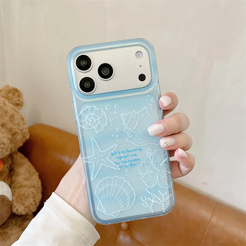 Cute Stars Blue Ocean Fish Jellyfish Starfish Beach Coconut Tree Glitter Cover for iPhone 15 16 17 ProMax Air Shockproof Case
Cute Stars Blue Ocean Fish Jellyfish Starfish Beach Coconut Tree Glitter Cover for iPhone 15 16 17 ProMax Air Shockproof Case