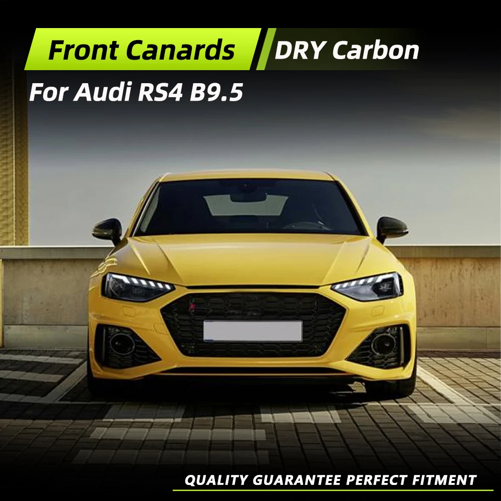 Car Front Bumper Fins Splitters Canards For Audi RS4 B9.5 2021-2023 Car Front Bumper Splitters Air Vents Fins Dry Carbon Fiber
Car Front Bumper Fins Splitters Canards For Audi RS4 B9.5 2021-2023 Car Front Bumper Splitters Air Vents Fins Dry Carbon Fiber