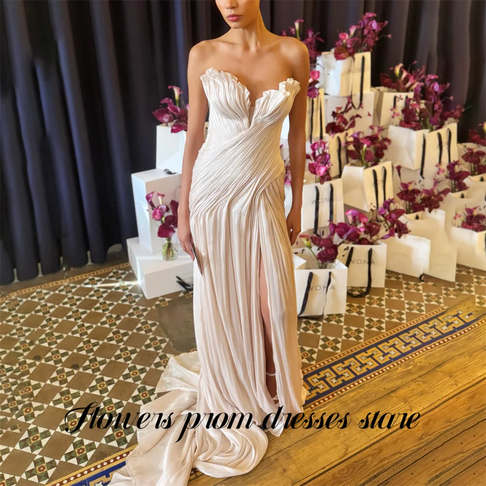 Flowers Champagne Party Dress Sweetheart فساتين السهرة Wrap Hips Night Dress Side Split Celebrity Dress Customized
Flowers Champagne Party Dress Sweetheart فساتين السهرة Wrap Hips Night Dress Side Split Celebrity Dress Customized
