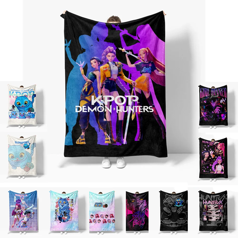MINISO KPOP Demon Hunters аниме роскошные одеяла и пледы для зимнего дивана, портативные мягкие теплые покрывала для путешествий для мальчиков и девочек 
MINISO KPOP Demon Hunters аниме роскошные одеяла и пледы для зимнего дивана, портативные мягкие теплые покрывала для путешествий для мальчиков и девочек