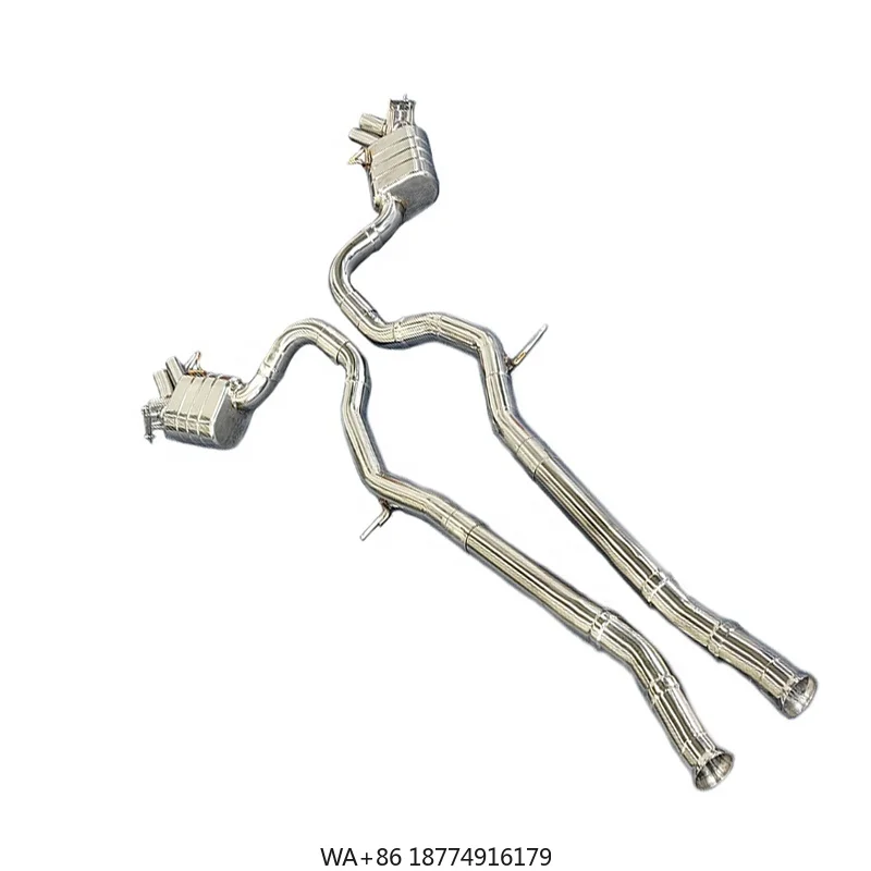 Выхлопные трубы Valvetronic для S63 Coupe C217 5.5t 2012-2019, нержавеющая сталь 304, выхлопная система Sport Catback
Выхлопные трубы Valvetronic для S63 Coupe C217 5.5t 2012-2019, нержавеющая сталь 304, выхлопная система Sport Catback