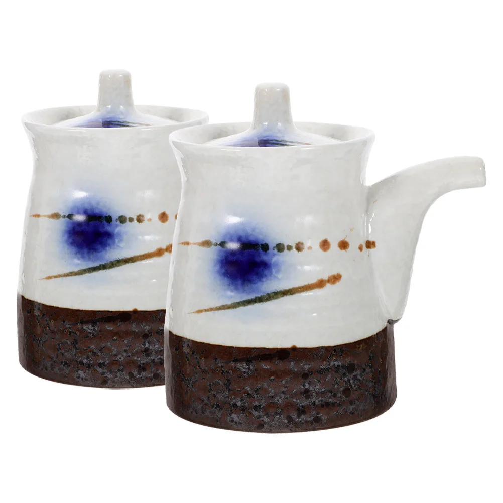 2Pcs Japanese Style Oil Dispenser Bottle Porcelain Vinegar Dispenser Bottle Pot Liquid Condiment Can
2Pcs Japanese Style Oil Dispenser Bottle Porcelain Vinegar Dispenser Bottle Pot Liquid Condiment Can