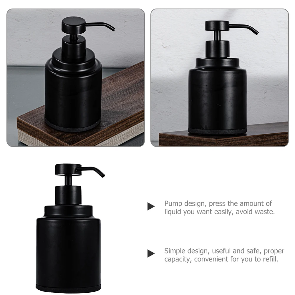Stainless Steel Empty Pump Lotion 300ML Black Round Refillable Shampoo Dispenser Pump Lotion Travel Home Bathroom
Stainless Steel Empty Pump Lotion 300ML Black Round Refillable Shampoo Dispenser Pump Lotion Travel Home Bathroom