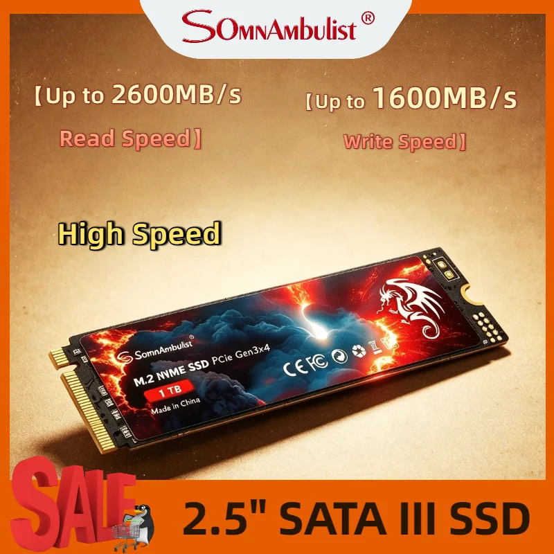 SomnAmbulist M.2 NVMe SSD 128GB 256GB 512GB 1TB PCIe 3.0 2280 Internal Solid State Drive Up to 2500MB s for PC Laptop
SomnAmbulist M.2 NVMe SSD 128GB 256GB 512GB 1TB PCIe 3.0 2280 Internal Solid State Drive Up to 2500MB s for PC Laptop