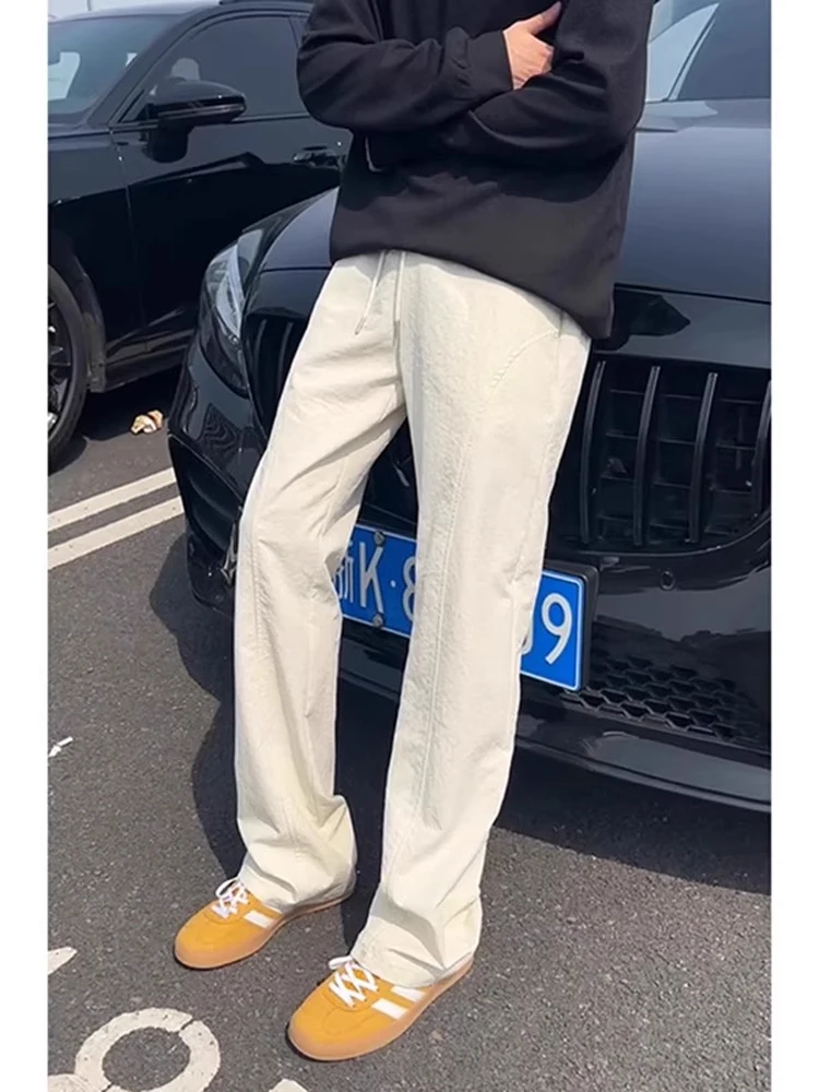 Qui Dry Ice Silk Men's Summer Thin Casual Pants Outdoor Mountain Climbing Loose Fit Straight Leg Zipper Fly mid Low Waist
Qui Dry Ice Silk Men's Summer Thin Casual Pants Outdoor Mountain Climbing Loose Fit Straight Leg Zipper Fly mid Low Waist