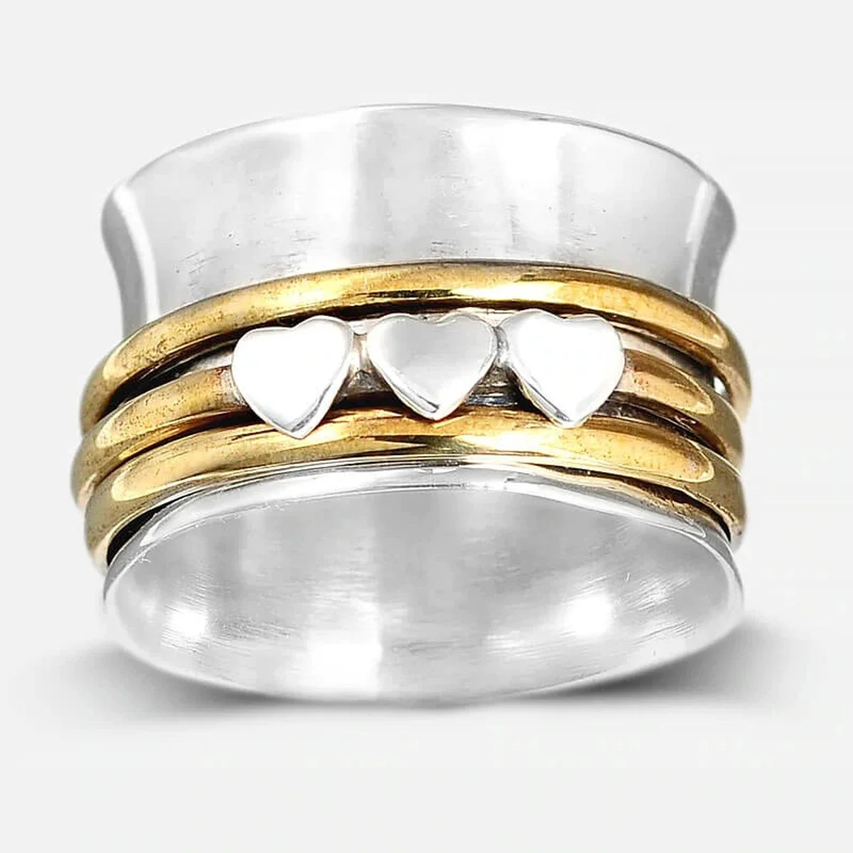 1pcs New Accessories Europe and The United States Simple Retro Heart White Two-color Can Rotate Rings for Women Fashion Jewelry
1pcs New Accessories Europe and The United States Simple Retro Heart White Two-color Can Rotate Rings for Women Fashion Jewelry