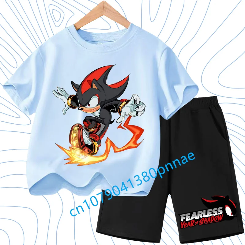 Kid Boy Girl Clothes Casual Printed Set Summer Sonic Catoon Children Teen T-shirt Fashion Short Sleeve Top + Shorts 2pcs Suit
Kid Boy Girl Clothes Casual Printed Set Summer Sonic Catoon Children Teen T-shirt Fashion Short Sleeve Top + Shorts 2pcs Suit