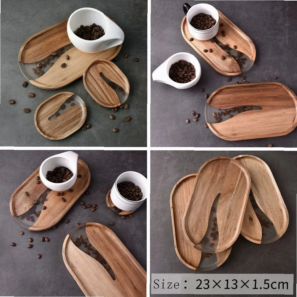 Acacia Wood Serving Tray with Resin decorate Wooden Serving Platter Oval Wooden Plates Wood Cheese Plate Acacia Cheese Board
Acacia Wood Serving Tray with Resin decorate Wooden Serving Platter Oval Wooden Plates Wood Cheese Plate Acacia Cheese Board