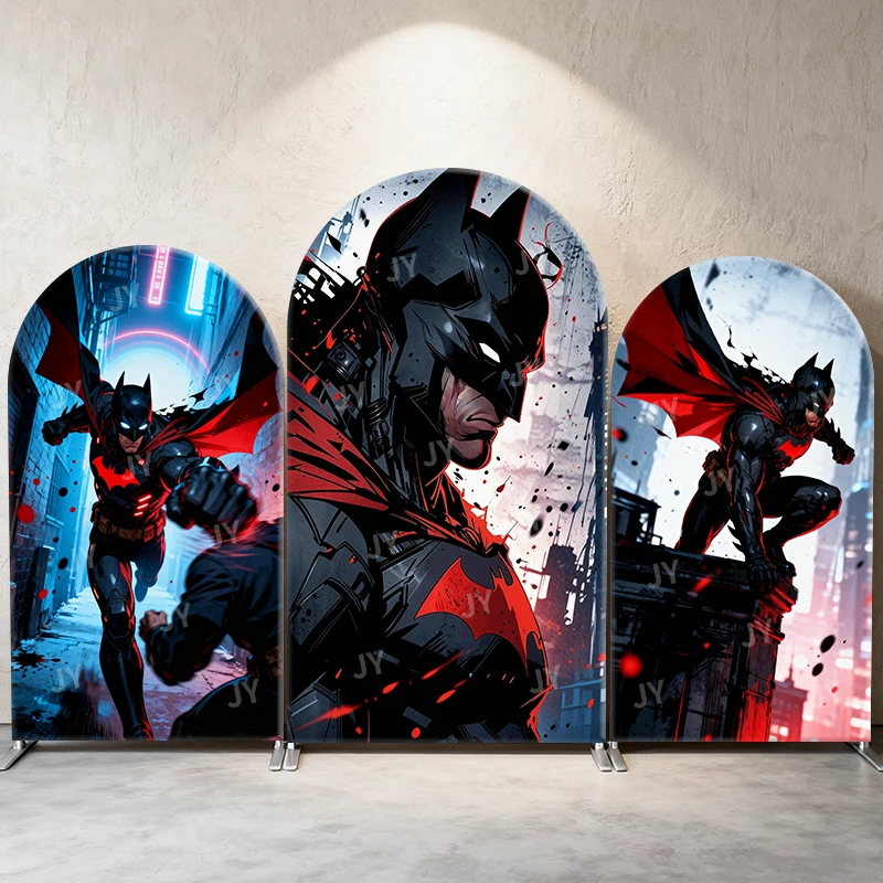 Batman Cyber Aesthetic Theme Arch Backdrop Cover Night Hunter Cartoon Cloth For Children Birthday Baby Shower Party Photo Props
Batman Cyber Aesthetic Theme Arch Backdrop Cover Night Hunter Cartoon Cloth For Children Birthday Baby Shower Party Photo Props