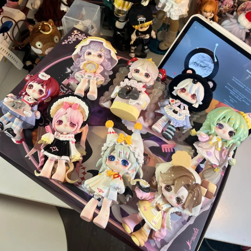 Подлинная глухая коробка Ninita Magic Mirror Paradise Series Kawaii Dark Lolita, украшение для рабочего стола, модные игрушки, загадочная коробка, подарок на день рождения
Подлинная глухая коробка Ninita Magic Mirror Paradise Series Kawaii Dark Lolita, украшение для рабочего стола, модные игрушки, загадочная коробка, подарок на день рождения