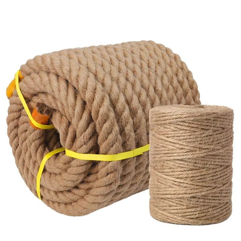 100% Natural Hemp Rope Twisted Strong Jute 12/14/16mm × 5/10/15/20/25M
100% Natural Hemp Rope Twisted Strong Jute 12/14/16mm × 5/10/15/20/25M