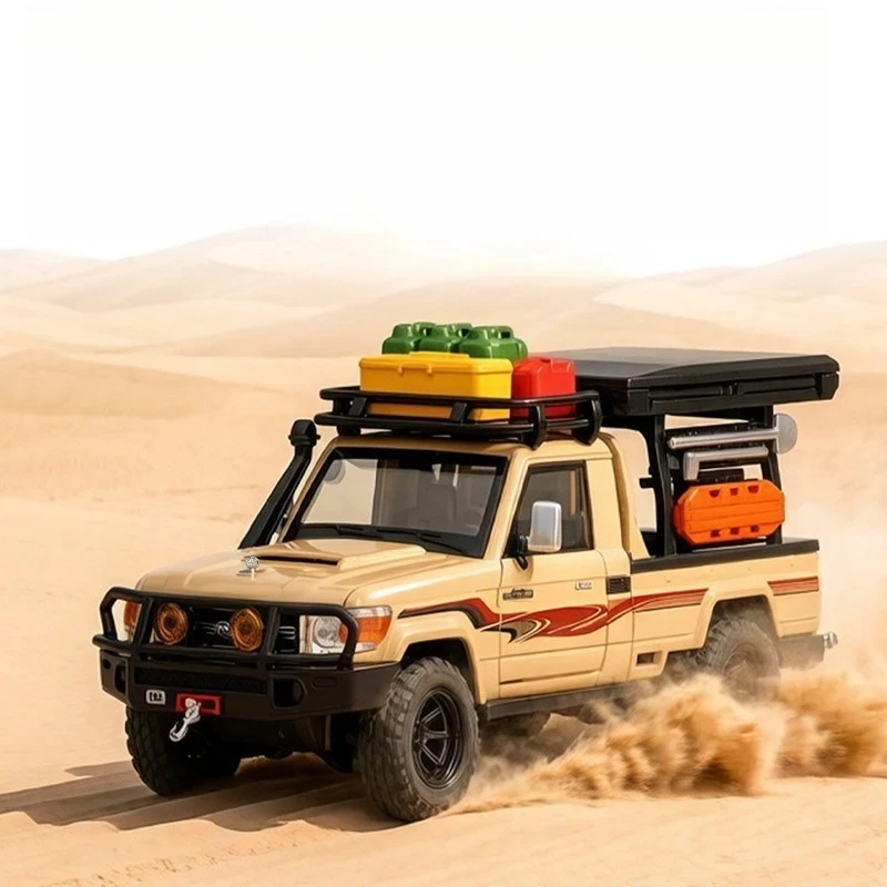 Diecast Alloy Car Model 1:32 Land Cruiser LC79 Off-Road Camping Car Toy Sound and Light Collection Ornament Minaiture Voiture
Diecast Alloy Car Model 1:32 Land Cruiser LC79 Off-Road Camping Car Toy Sound and Light Collection Ornament Minaiture Voiture