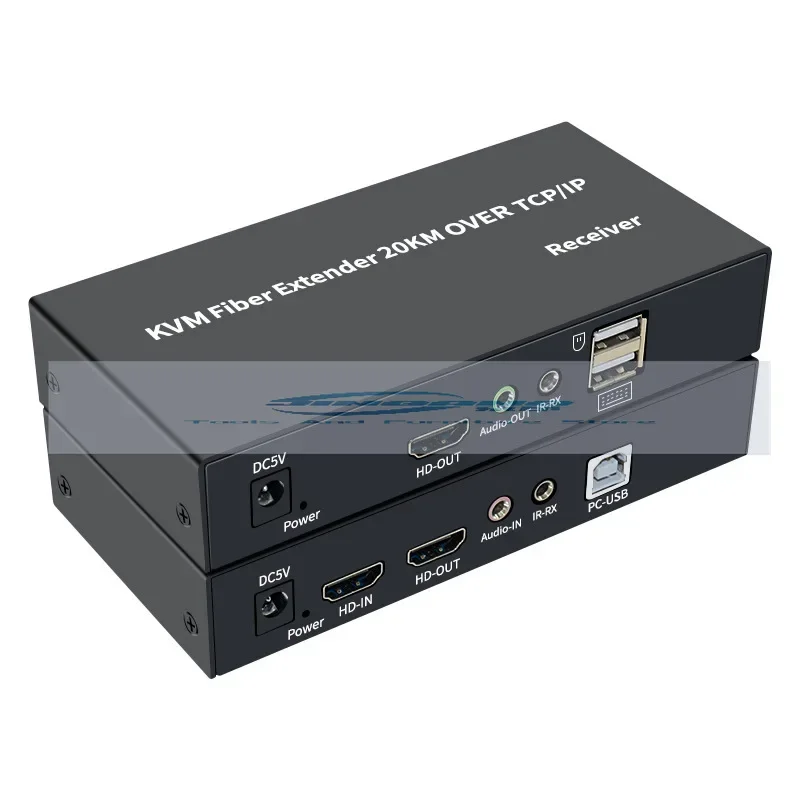 Удлинитель оптоволокна HD KVM, 20 км, одномодовый одноволоконный оптический приемопередатчик SC, HDMI + USB-удлинитель оптоволокна
Удлинитель оптоволокна HD KVM, 20 км, одномодовый одноволоконный оптический приемопередатчик SC, HDMI + USB-удлинитель оптоволокна