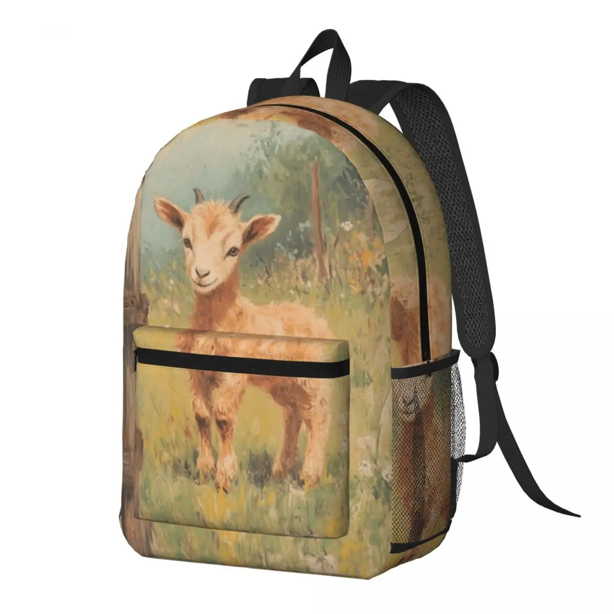 Vintage Goat Themed Backpack Daypack Large Capacity Children BookBag School Bag Shoulder Bags for Men Women
Vintage Goat Themed Backpack Daypack Large Capacity Children BookBag School Bag Shoulder Bags for Men Women
