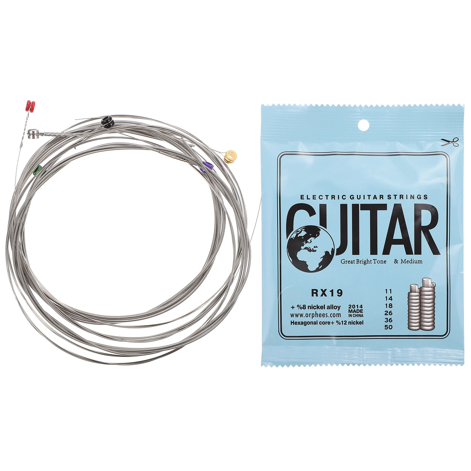 2 Sets Gauge Nickel-plated Guitar Strings Electric Kit Musical Instrument Accessories 
2 Sets Gauge Nickel-plated Guitar Strings Electric Kit Musical Instrument Accessories