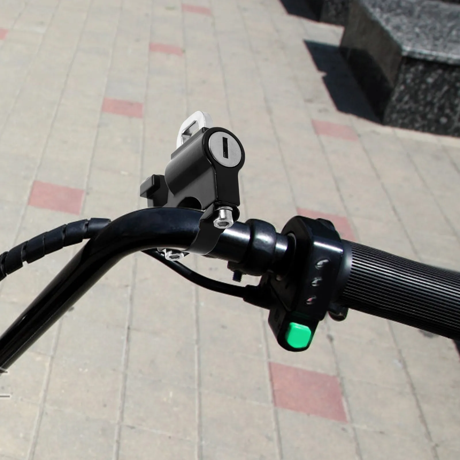 1Set Lock Anti-Theft Scooter Motorcycle Security Lock with Hook Strong Fixation for Handlebar Dual Function
1Set Lock Anti-Theft Scooter Motorcycle Security Lock with Hook Strong Fixation for Handlebar Dual Function