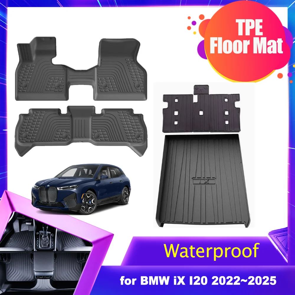 Car Floor Mat for BMW iX I20 2022~2025 2023 TPE Foot Liner Trunk Seat Back Pad Waterproof Cushion Protector Accessories Parts
Car Floor Mat for BMW iX I20 2022~2025 2023 TPE Foot Liner Trunk Seat Back Pad Waterproof Cushion Protector Accessories Parts