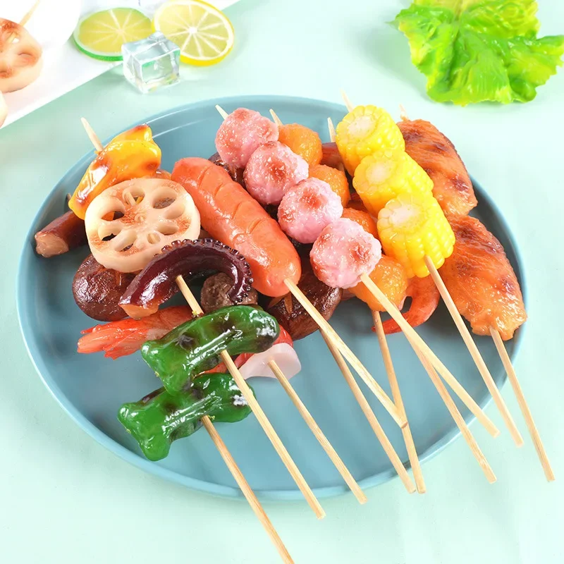 Fake BBQ Skewers Barbecue Model Food PVC Spicy Hot Pot Ingredients Scale Simulation Food Props Shooting Home Decor Decorations
Fake BBQ Skewers Barbecue Model Food PVC Spicy Hot Pot Ingredients Scale Simulation Food Props Shooting Home Decor Decorations
