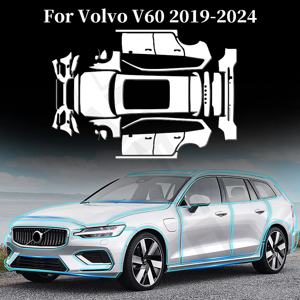 For Volvo V60 2019-2024 Anti-scratch TPU Paint Protection Film Pre-cut PPF Car Body Clear Bra Resistant Invisible Repairable Kit
For Volvo V60 2019-2024 Anti-scratch TPU Paint Protection Film Pre-cut PPF Car Body Clear Bra Resistant Invisible Repairable Kit