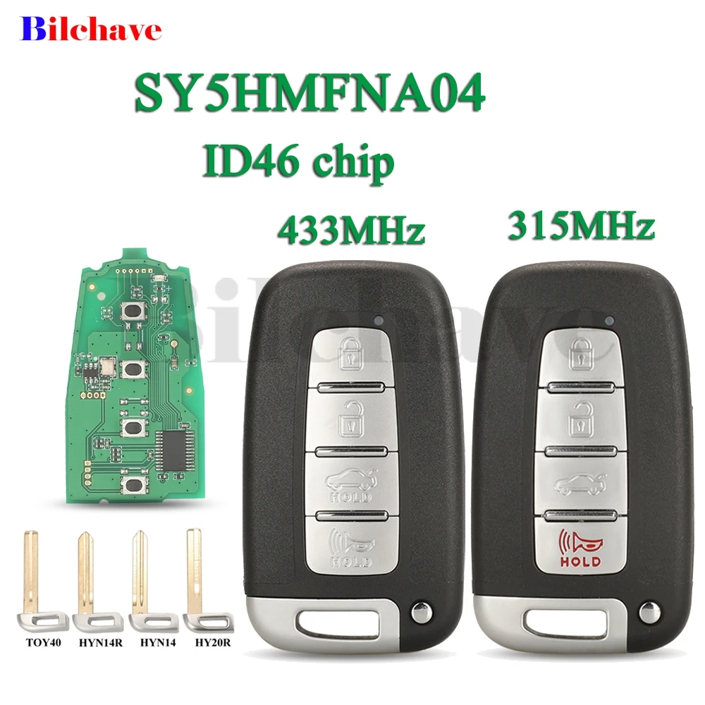 JYQ SY5HMFNA04 315/433MHz Remote Key For Hyundai Elantra Genesis Veloster Equus Tucson Sonata Azera Kia Forte Borrego Sorento
JYQ SY5HMFNA04 315/433MHz Remote Key For Hyundai Elantra Genesis Veloster Equus Tucson Sonata Azera Kia Forte Borrego Sorento