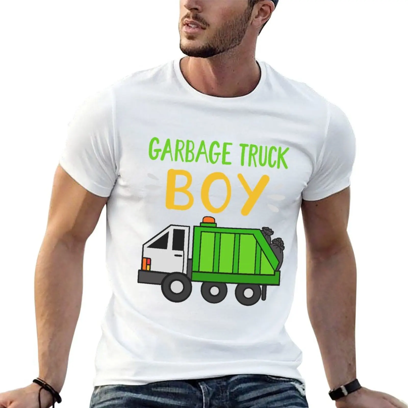 Garbage Truck Boy T-Shirt funny t shirts dark humor cotton tshirt 100% T-Shirt 
Garbage Truck Boy T-Shirt funny t shirts dark humor cotton tshirt 100% T-Shirt